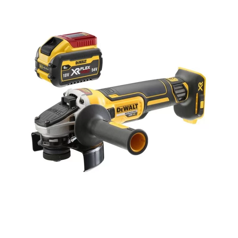 Akumulatorowa szlifierka kątowa DeWALT DCG405N + akumulator DCB547, 125 mm 9000 obr./min. hamulec