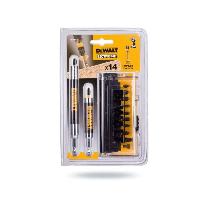 Zestaw 14 bitów udarowych TORSION DEWALT DT70512T