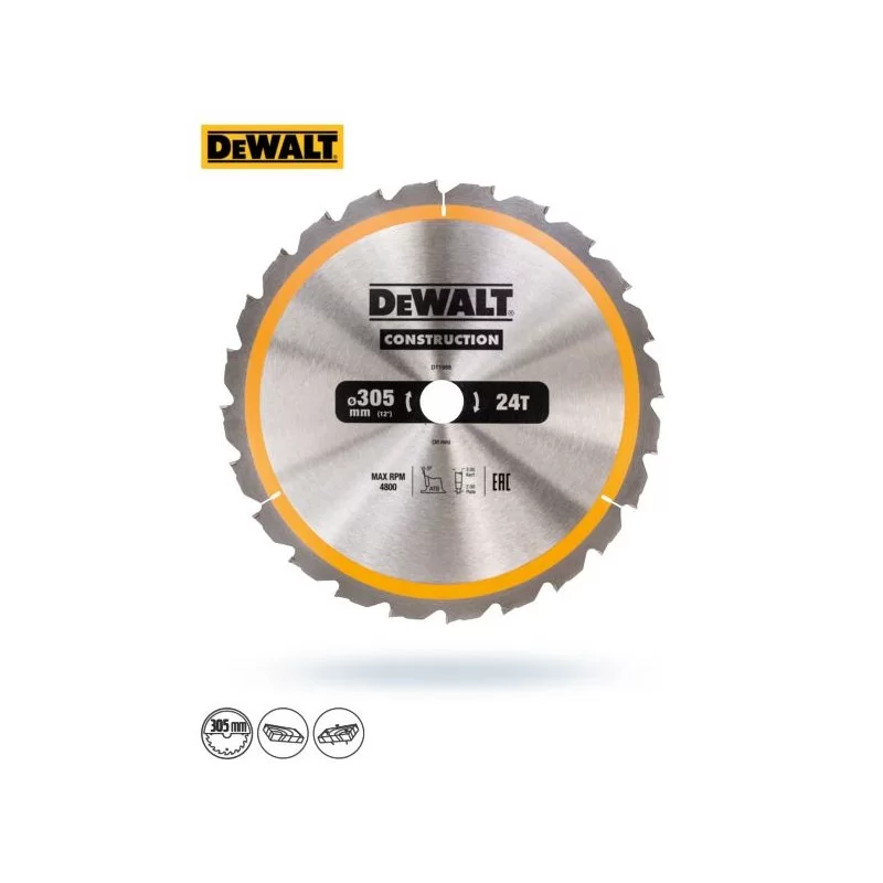 Piła tarczowa DEWALT DT1958 305x24zx30 z widią