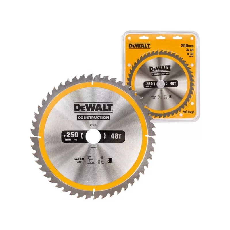 Piła tarczowa DEWALT DT1957 250x48zx30 z widią