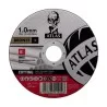 Tarcza do metalu Atlas 850118 125x1,0 mm INOX 100 szt., karta survivalowa