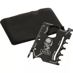 Tarcza do metalu Atlas 850118 125x1,0 mm INOX 100 szt., karta survivalowa
