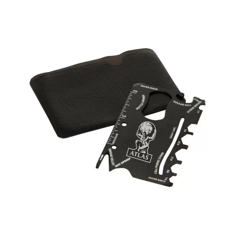 Tarcza do metalu Atlas 850118 125x1,0 mm INOX 100 szt., karta survivalowa