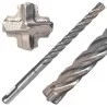 Wiertło do betonu SDS+ 28x450mm 4-ostrzowe HiKOKI