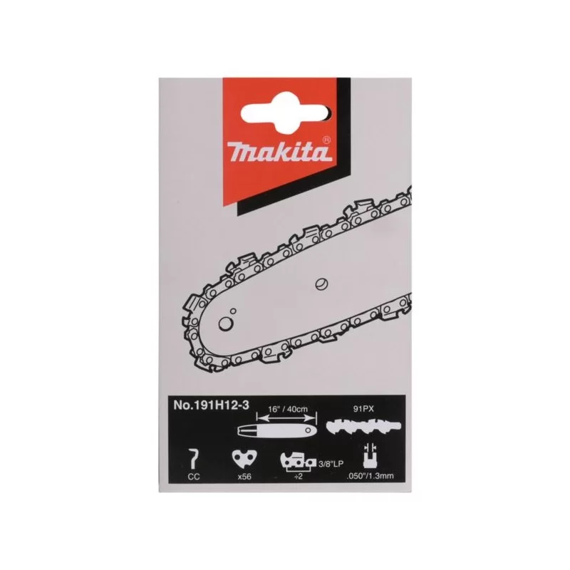 Łańcuch tnący 40cm 16", 3/8" 1,3mm Makita 191H12-3