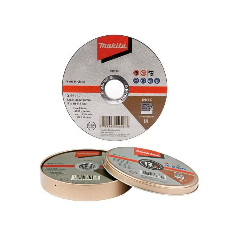 Tarcza do metalu 125x1mm INOX MAKITA DYSK D-65969