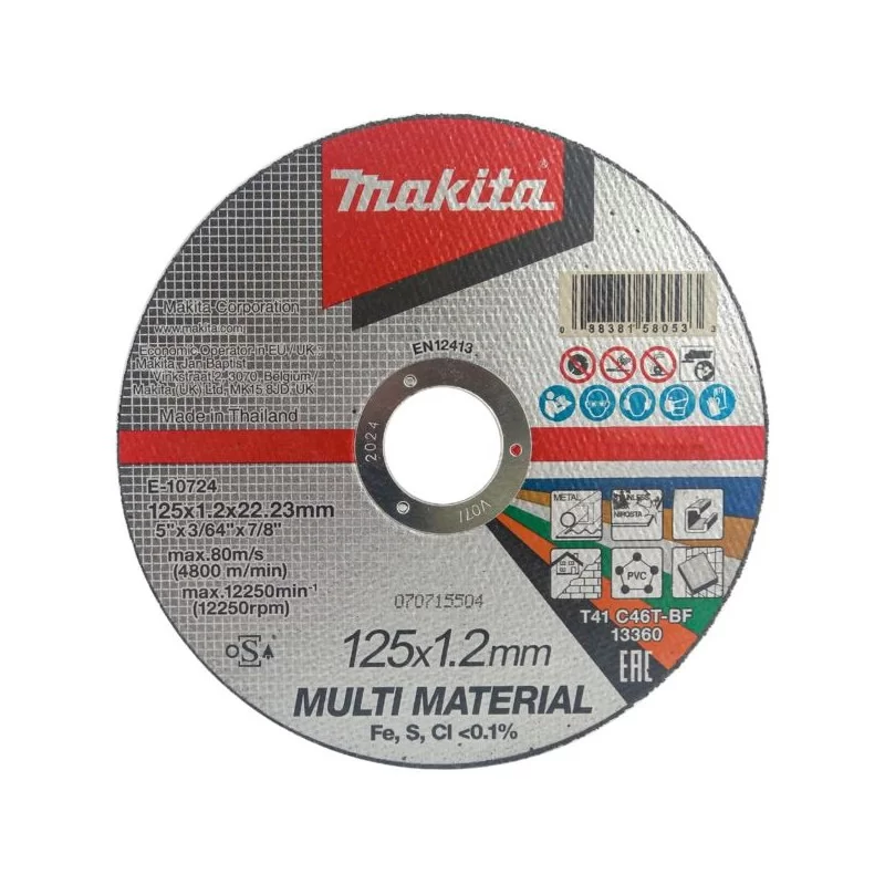 Tarcza do metalu 125x1,2 INOX MAKITA