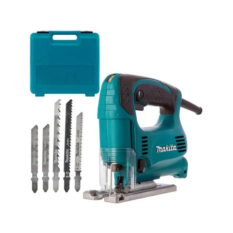 Wyrzynarka 450W 6-biegów Makita 4329KX1 + 5 ostrzy