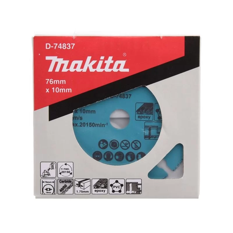 Tarcza 76x1,7x10mm multimateriałowa Makita D-74837