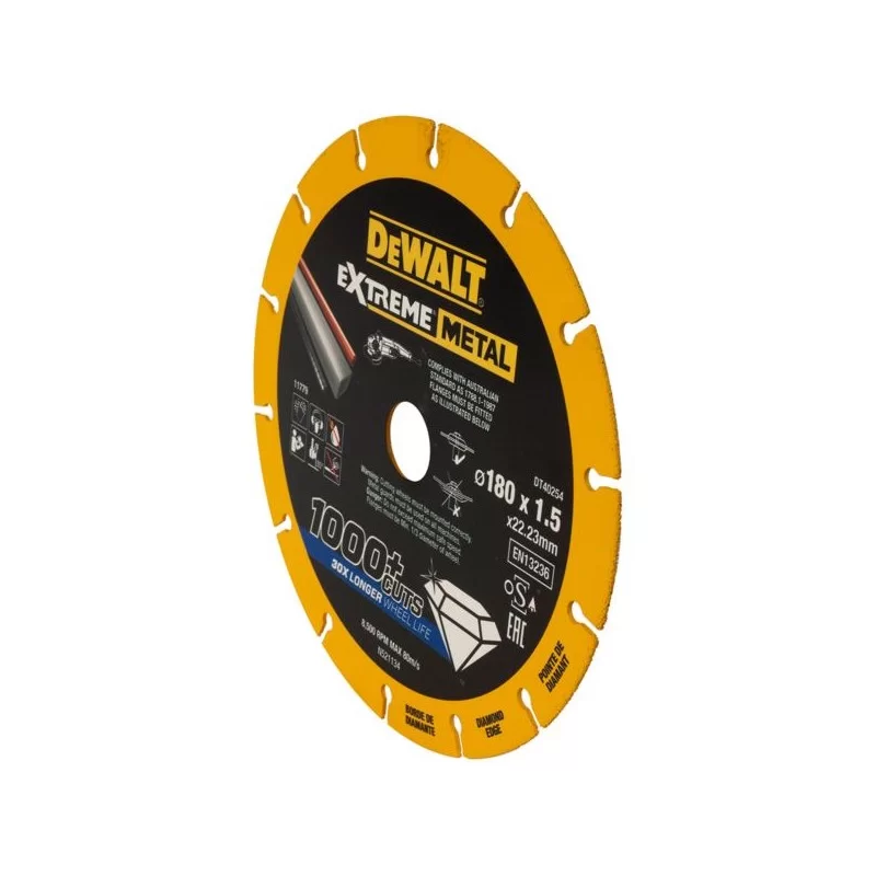 Tarcza diamentowa 180mm do metalu DeWALT DT40254