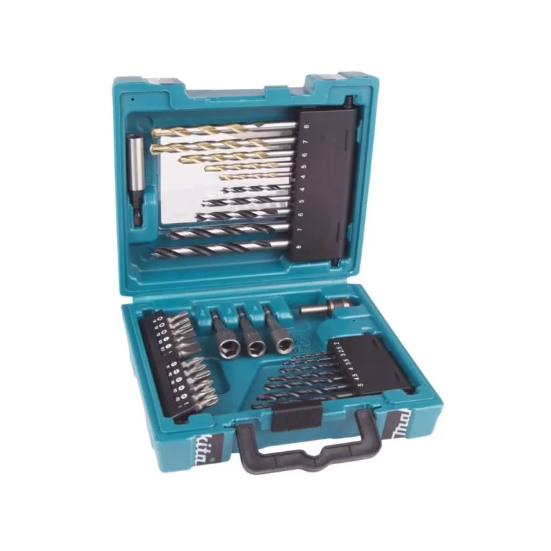 Zestaw bitów wierteł nasadek 34 el. Makita D-36980