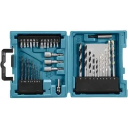 Zestaw bitów wierteł nasadek 34 el. Makita D-36980