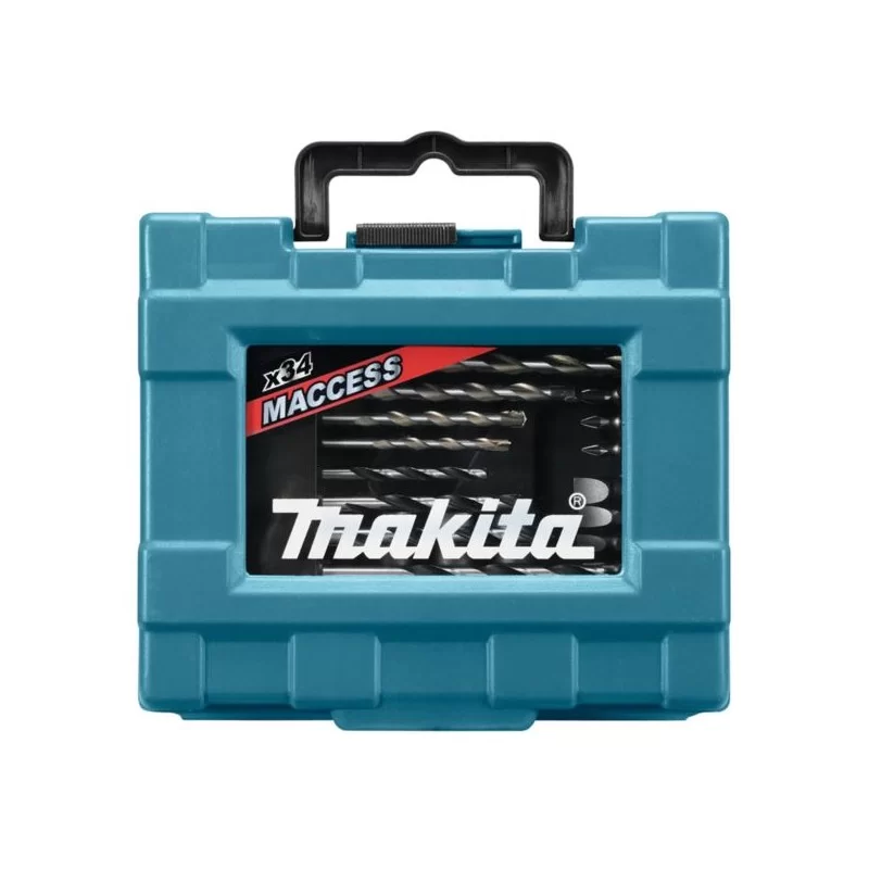 Zestaw bitów wierteł nasadek 34 el. Makita D-36980