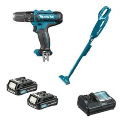 Zestaw COMBO Makita CLX214X1 wiertarko-wkrętarka HP331D + odkurzacz CL106FD