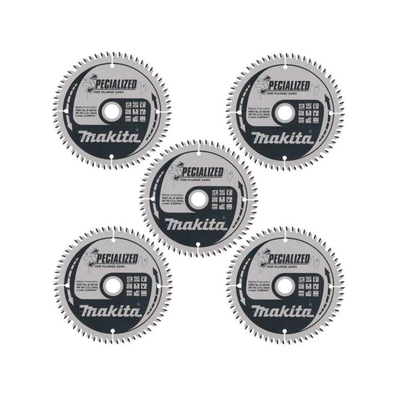 Tarcza do drewna 165x20mm 60zębów Makita B-56720-5