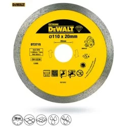 Tarcza diamentowa 110x1,6x8 DEWALT DT3715 pełna