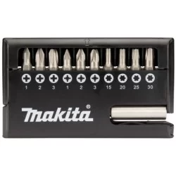Zestaw bitów 11 części 1/4" Makita D-30651