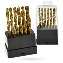 Wiertła tytanowe GEKO G38244 do metalu 1-10mm 19cz