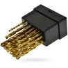 Wiertła tytanowe GEKO G38244 do metalu 1-10mm 19cz