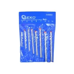 Wiertła do betonu GEKO G40092 3-10mm 8 części