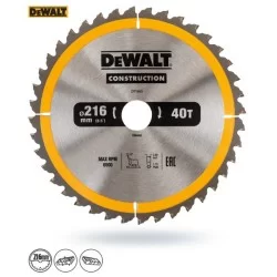 Piła tarczowa DEWALT DT1953 216x40zx30 z widią