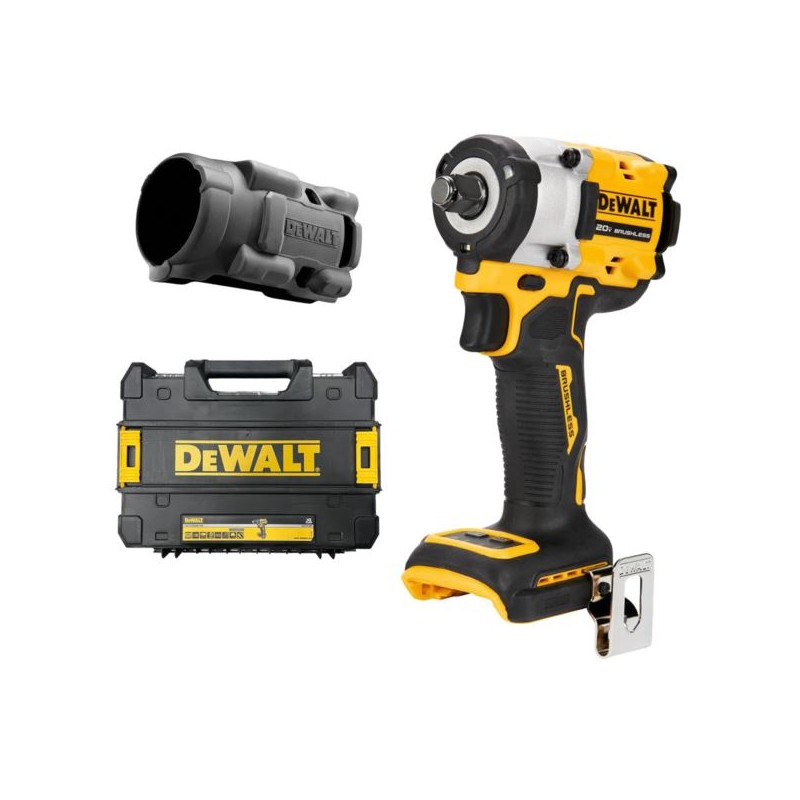 Klucz udarowy DeWALT DCF921NT 18V XR 406Nm 1/2'' + gumowa osłona PB921