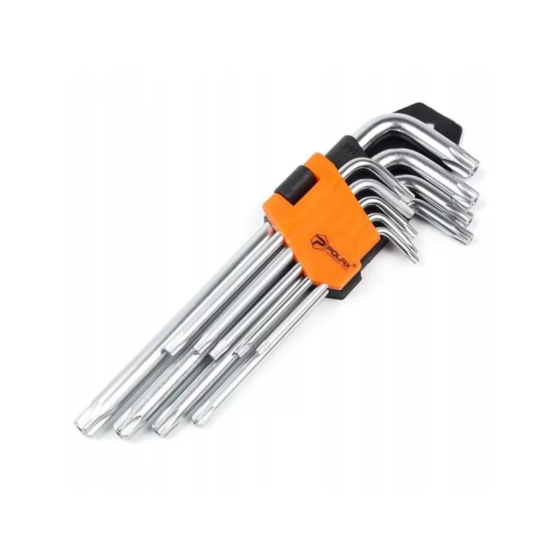 Klucze imbusowe TORX T10-T50 CrV długie 9 szt. 25-008