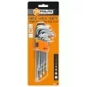 Klucze imbusowe TORX T10-T50 CrV długie 9 szt. 25-008