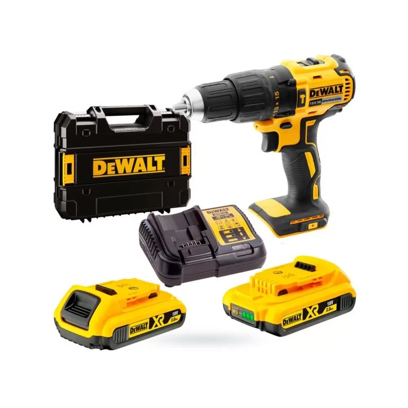 Akumulatorowa wkrętarka udarowa DeWALT DCD778D2T, 18V 65Nm 2 biegi