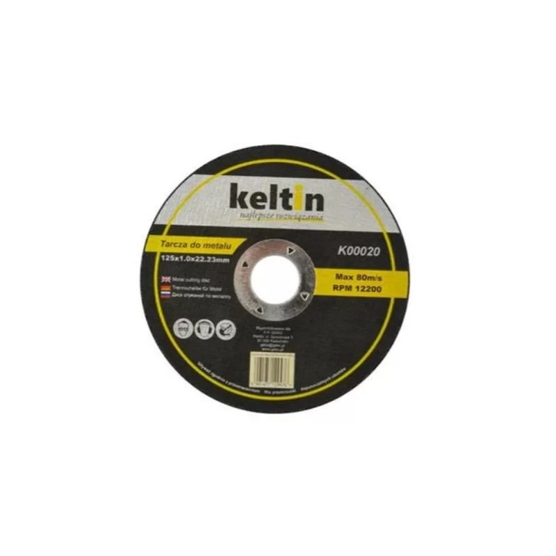 Tarcza do metalu 125x1,2 KELTIN (10)