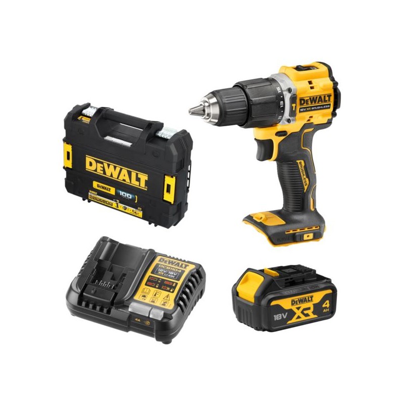 Wkrętarka udarowa DeWALT DCD100YM1T XR 18V 1x4Ah 68Nm walizka