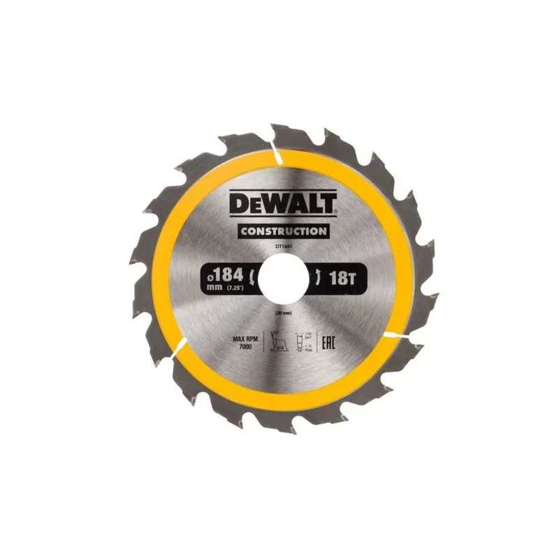 Piła tarczowa DEWALT DT1941 184x18zx30 z widią