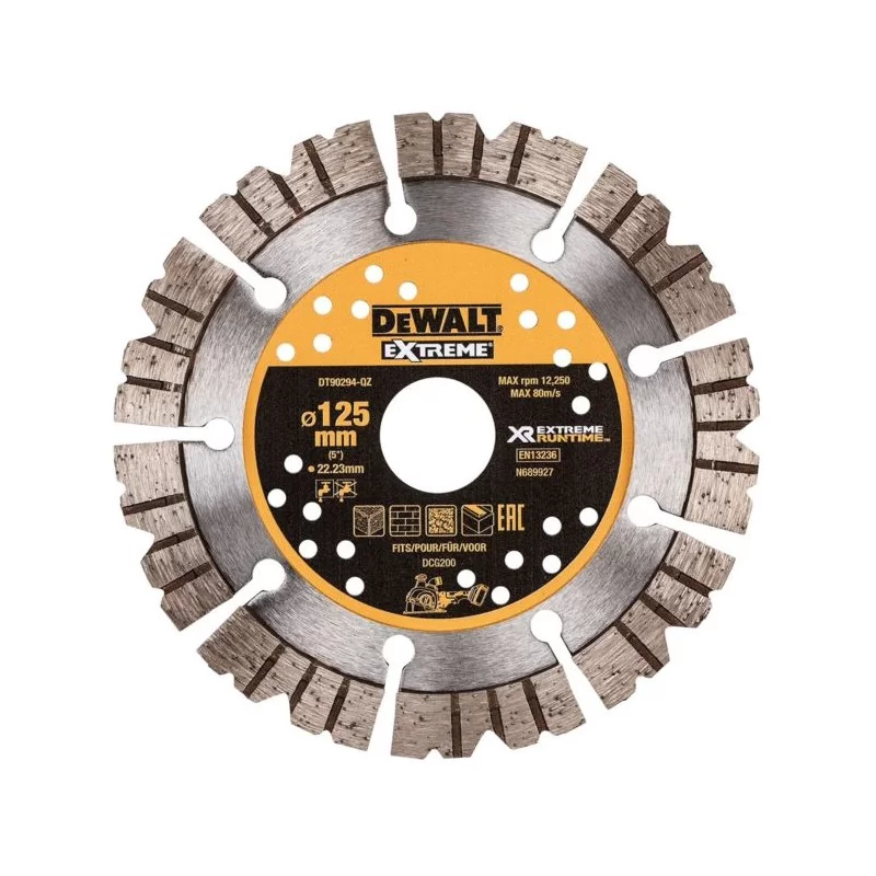 Tarcza diamentowa segment 125 Extreme DEWALT
