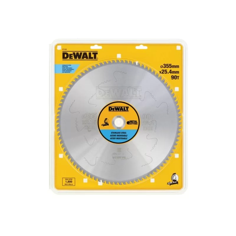 Tarcza 355x90T 25,4mm DEWALT DT1922 do metalu INOX