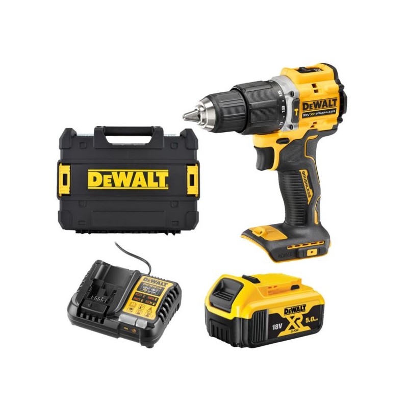 Wkrętarka udarowa DeWALT DCD100YP1T-QW XR 18V 68Nm 1x5Ah TSTAK