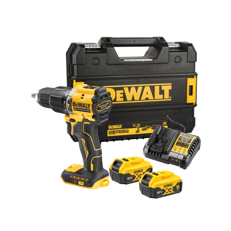 Wkrętarka udarowa DeWALT DCD100YP2T-QW XR 18V 68Nm 2x5Ah TSTAK