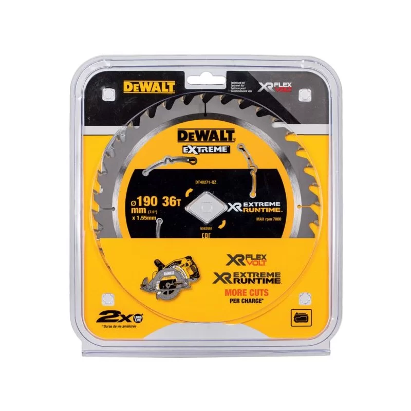 Piła DeWalt DT40271 190x36z romb do DCS577 EXTREME