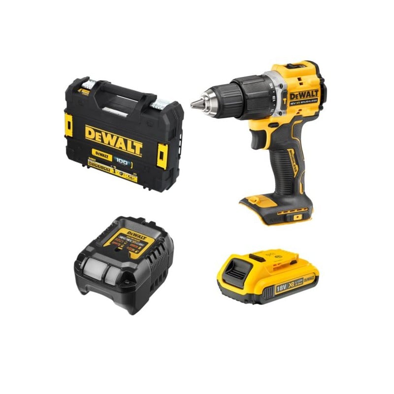 Wkrętarka udarowa DeWALT DCD100YD1T XR 18V 1x2Ah 68Nm walizka