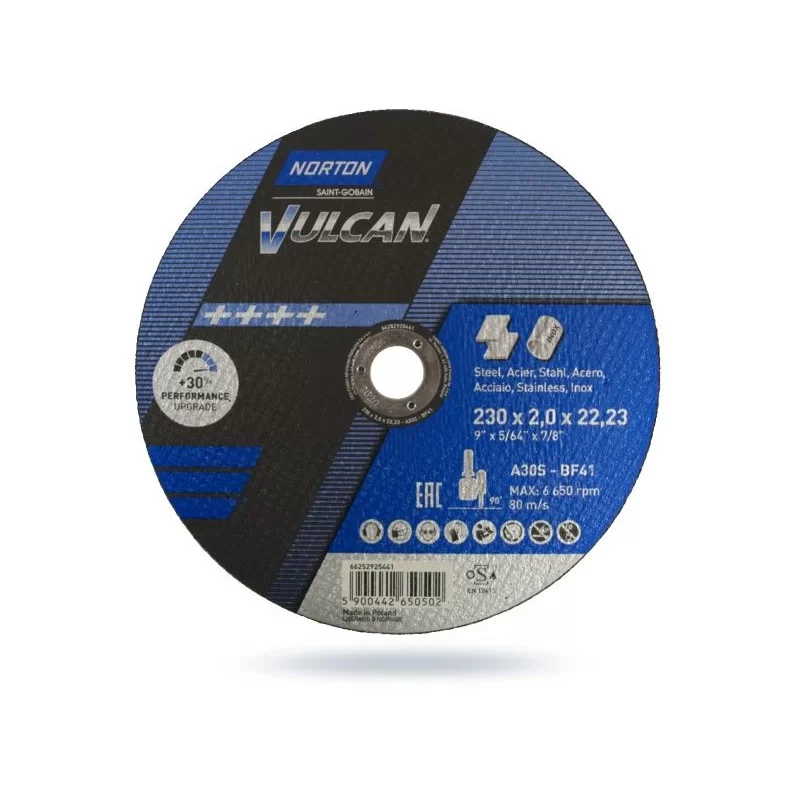 Tarcza do metalu 230x2,0 metal INOX VULCAN (25)