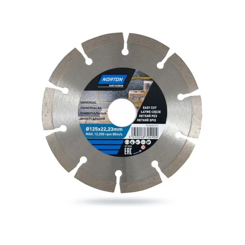Tarcza diamentowa segment 125 VULCAN UNIVERSAL