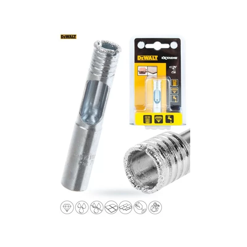 Wiertło diamentowe do płytek z serii EXTREME DIAMANT 12mm DeWALT DT6042