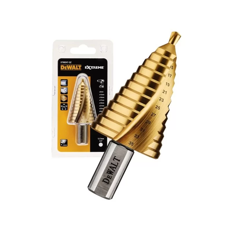Wiertło stopniowe 5-35mm TITANIUM DeWALT DT90247