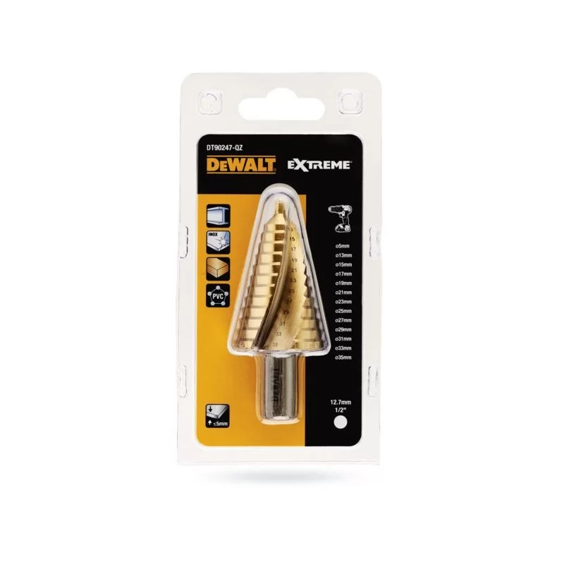 Wiertło stopniowe 5-35mm TITANIUM DeWALT DT90247