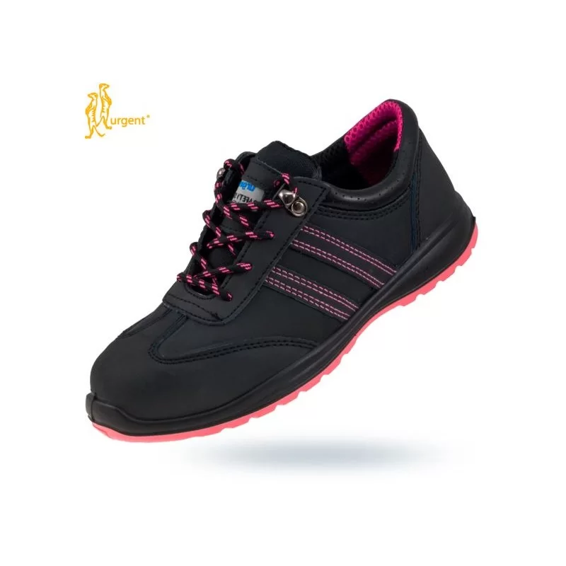 Buty URGENT 214 S1 rozmiar 37 różowe z podnoskiem