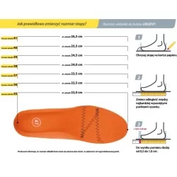 Buty URGENT 214 S1 rozmiar 37 różowe z podnoskiem