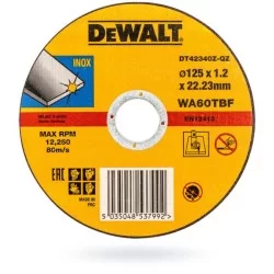 Tarcza 125x1,2 DEWALT DT42340Z do metalu INOX