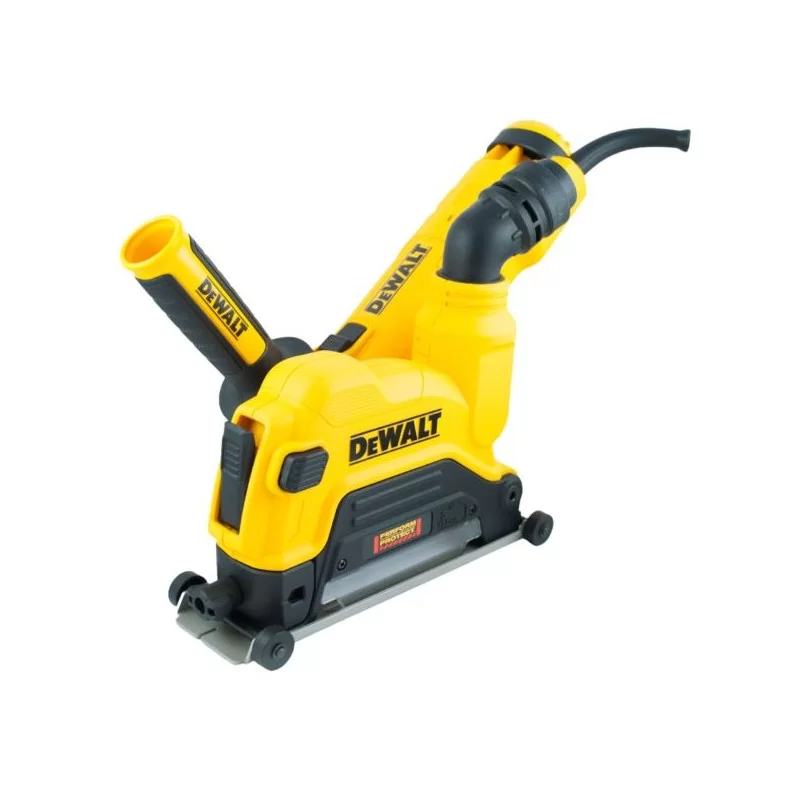 Szlifierka kątowa z osłoną do cięcia betonu DeWALT DWE46107, sku osłony DWE46225 1400W 125mm + tarcza