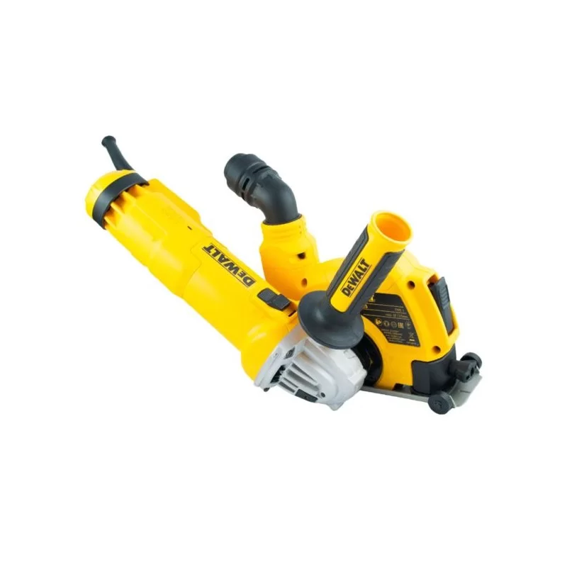 Szlifierka kątowa z osłoną do cięcia betonu DeWALT DWE46107, sku osłony DWE46225 1400W 125mm + tarcza