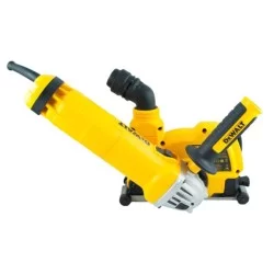 Szlifierka kątowa z osłoną do cięcia betonu DeWALT DWE46107, sku osłony DWE46225 1400W 125mm + tarcza