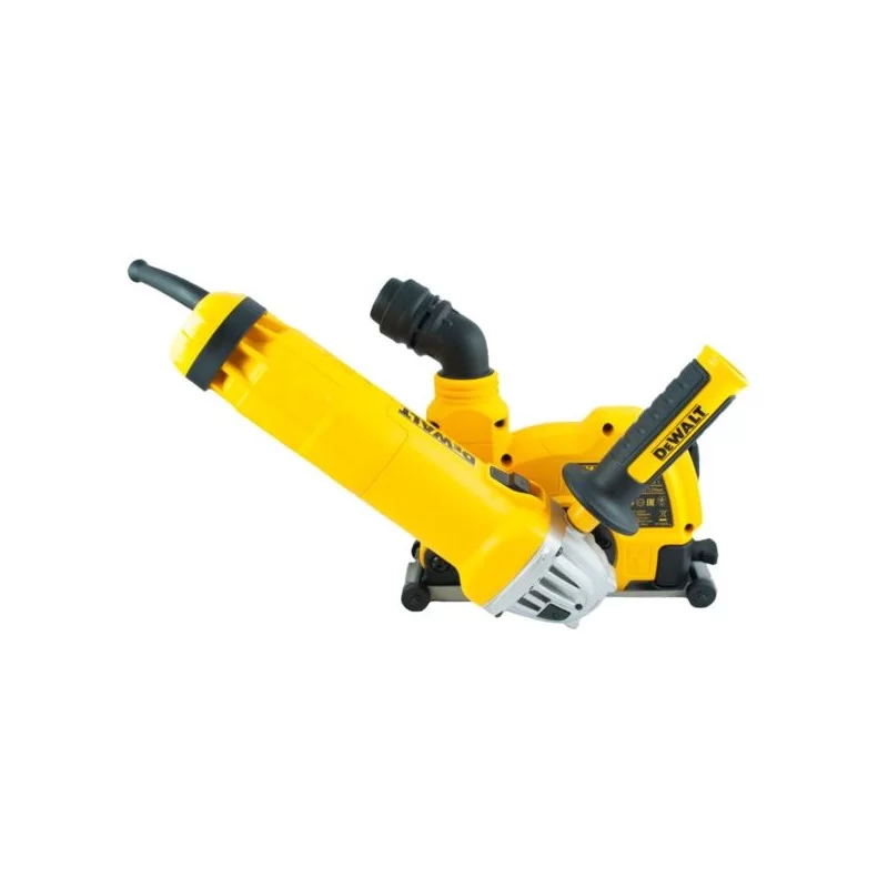 Szlifierka kątowa z osłoną do cięcia betonu DeWALT DWE46107, sku osłony DWE46225 1400W 125mm + tarcza